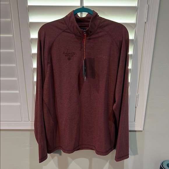 Orvis Maroon Long-Sleeve Pullover